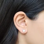 گوشواره تک نگین