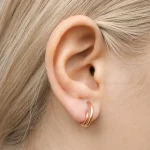 گوشواره ژوپینگ طرح طلا