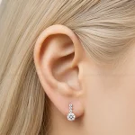 گوشواره ژوپینگ نگینی
