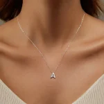 گردنبند زنانه نقره ای
