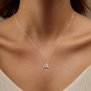 گردنبند زنانه نقره ای