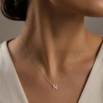 گردنبند نقره ای