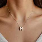 گردنبند نقره ای دخترونه