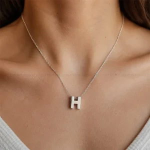 گردنبند نقره ای دخترونه