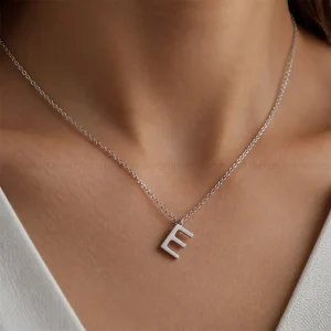 گردنبند نقره ای زنونه